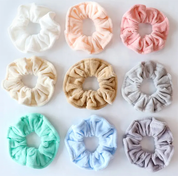 Microfiber Hair Scrunchies